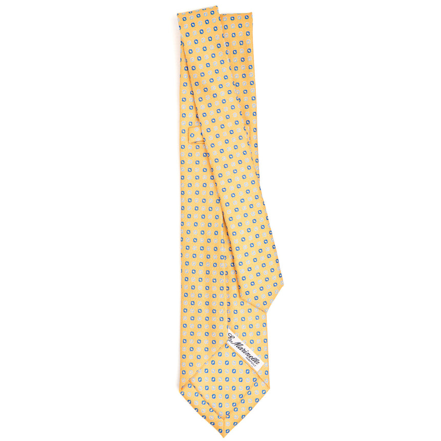 YELLOW 5 FOLD SARTORIAL SILK TIE
