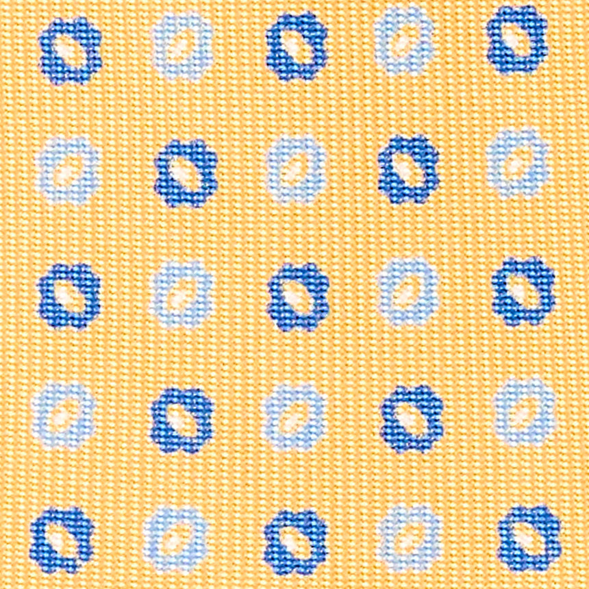 YELLOW 5 FOLD SARTORIAL SILK TIE