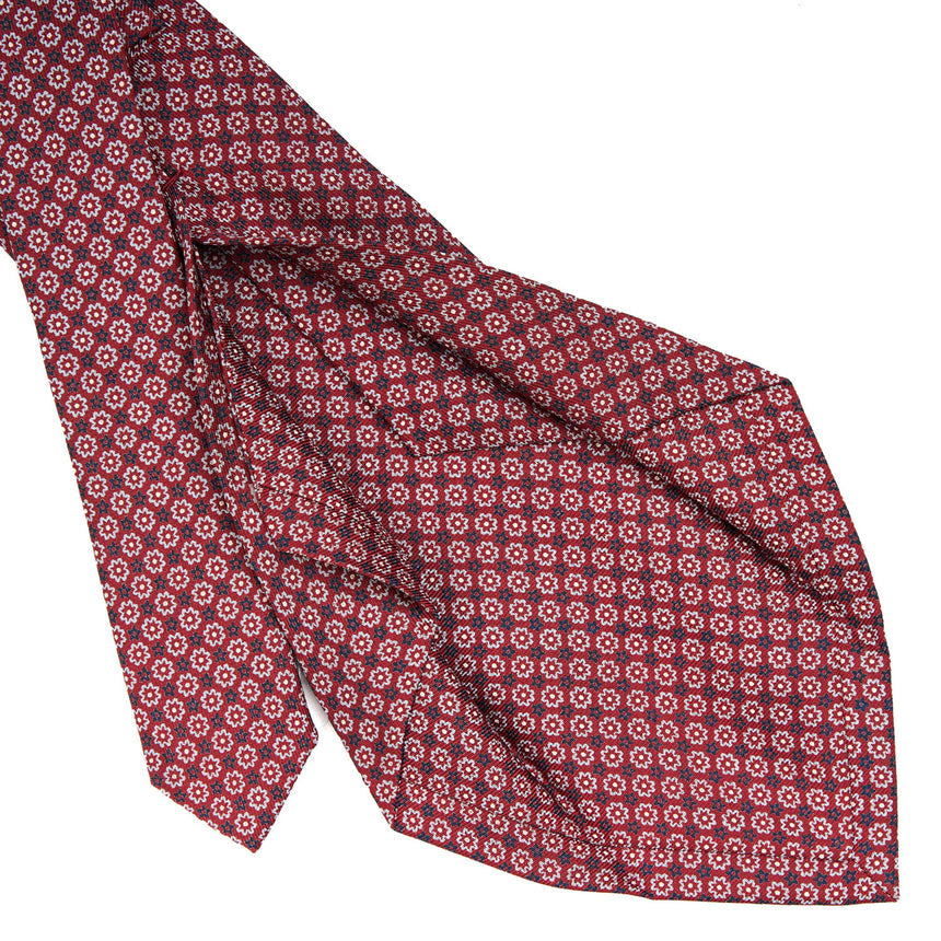 BURGUDY 5 FOLD SARTORIAL SILK TIE