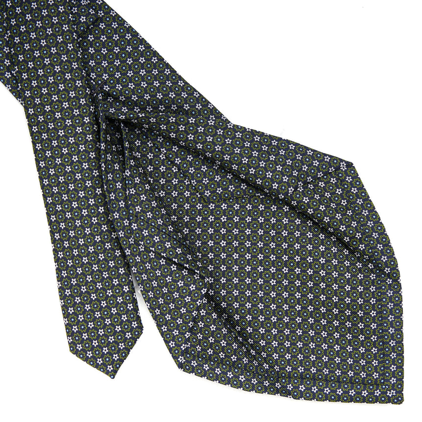 DRAK BLUE 5 FOLD SARTORIAL SILK TIE