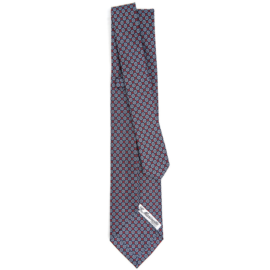 DRAK BLUE 5 FOLD SARTORIAL SILK TIE