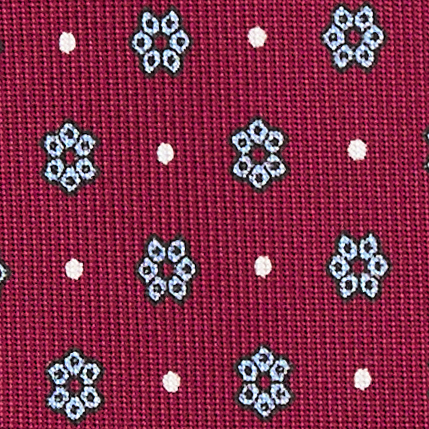 FUCSIA 5 FOLD SARTORIAL SILK TIE