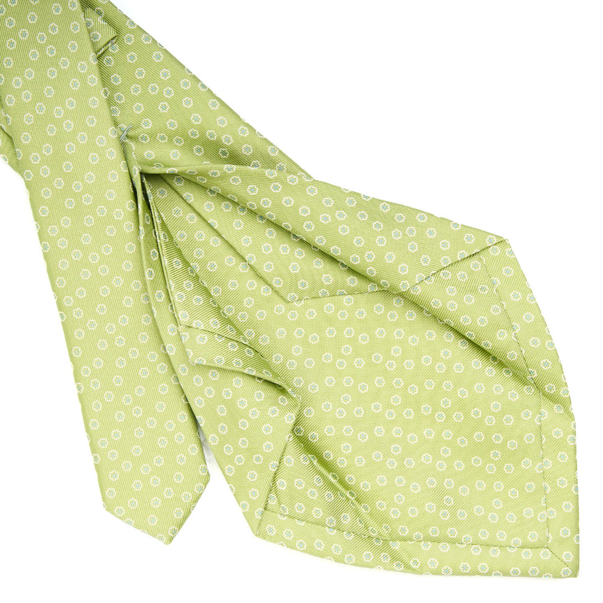 LIGHT GREEN 5 FOLD SARTORIAL SILK TIE