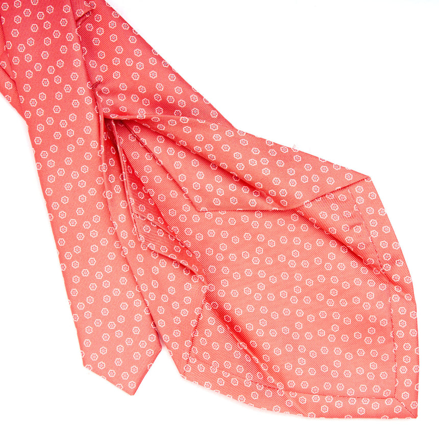ORANGE 5 FOLD SARTORIAL SILK TIE