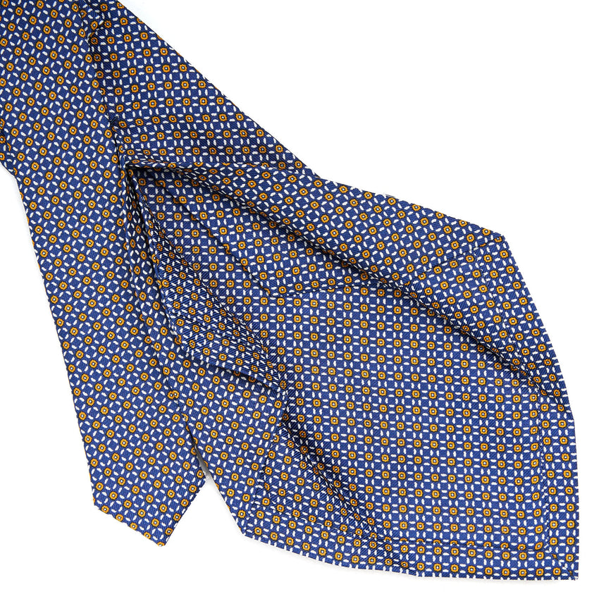 BLUE 5 FOLD SARTORIAL SILK TIE