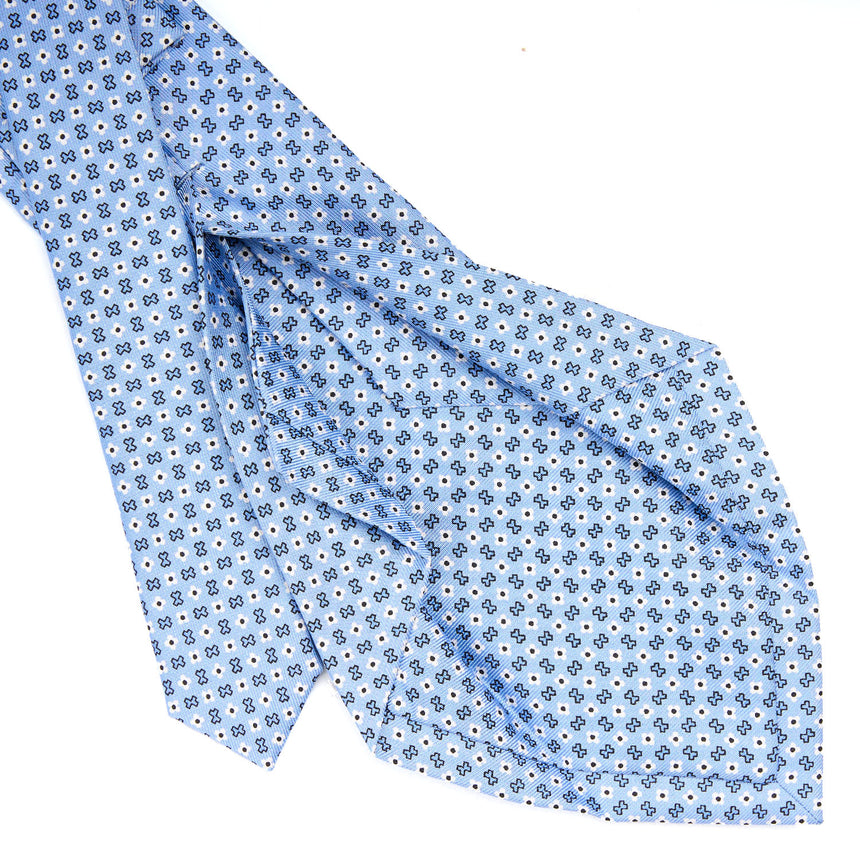 LIGHT BLUE 5 FOLD SARTORIAL SILK TIE