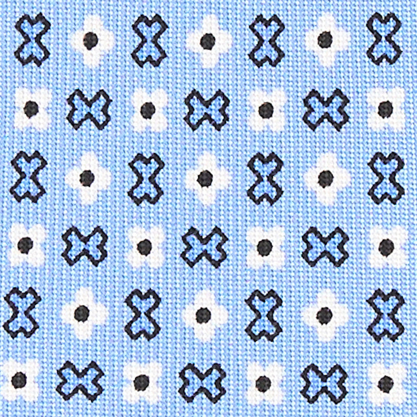 LIGHT BLUE 5 FOLD SARTORIAL SILK TIE