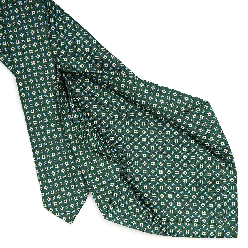 DARK GREEN 5 FOLD SARTORIAL SILK TIE