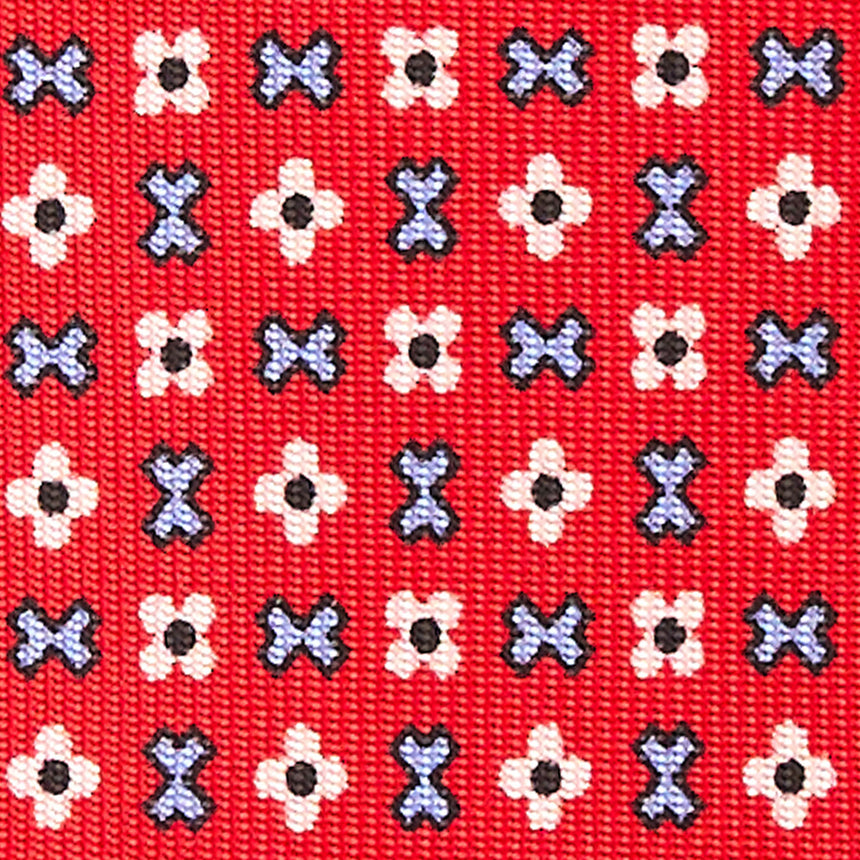 RED 5 FOLD SARTORIAL SILK TIE