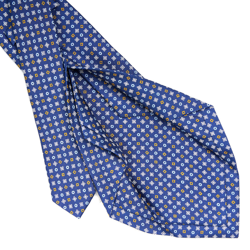 BLUE 5 FOLD SARTORIAL SILK TIE