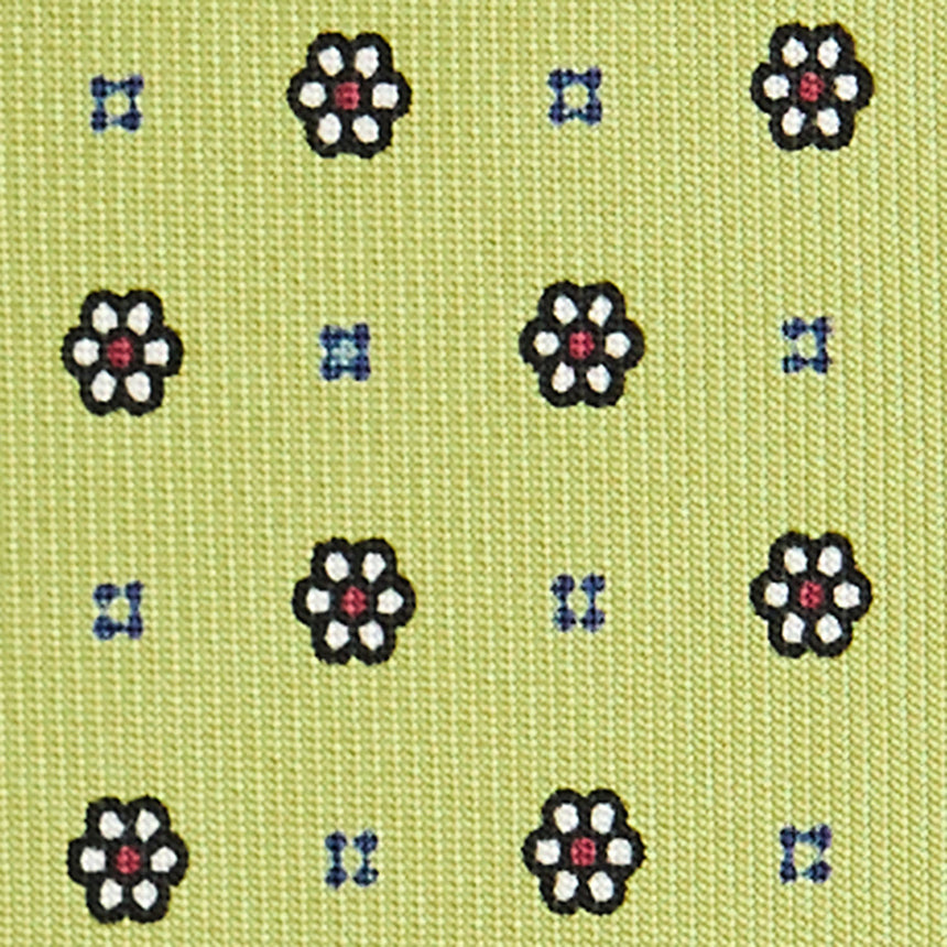 LIGHT GREEN 5 FOLD SARTORIAL SILK TIE