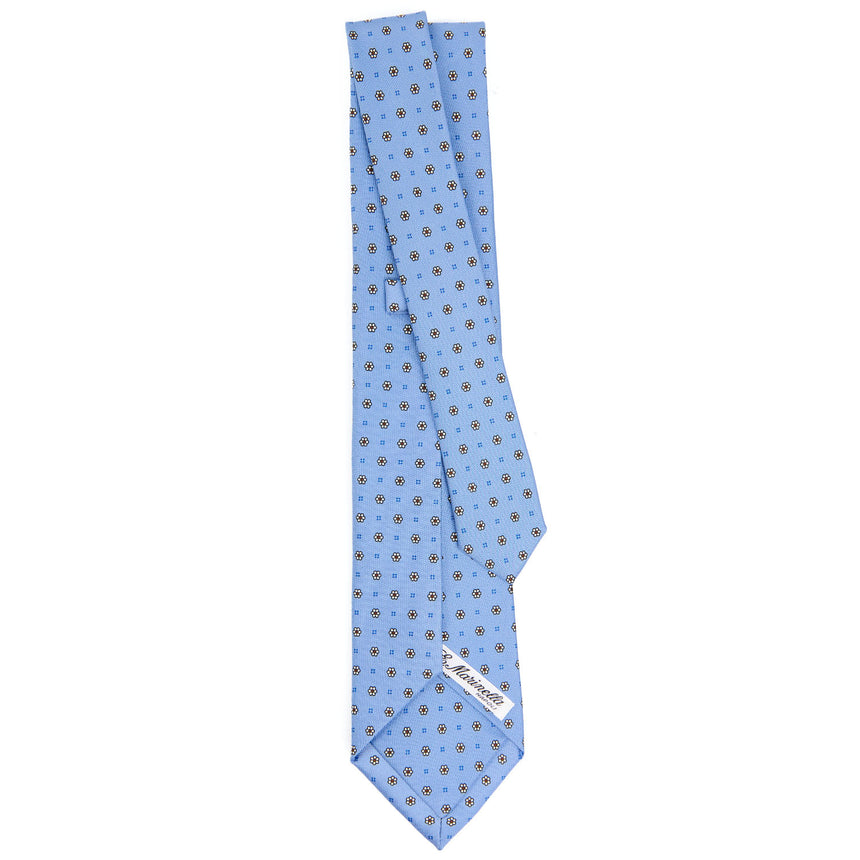 LIGHT BLUE 5 FOLD SARTORIAL SILK TIE