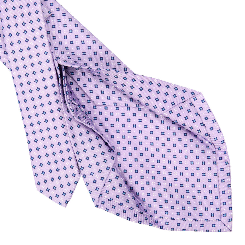 LILAC 5 FOLD SARTORIAL SILK TIE