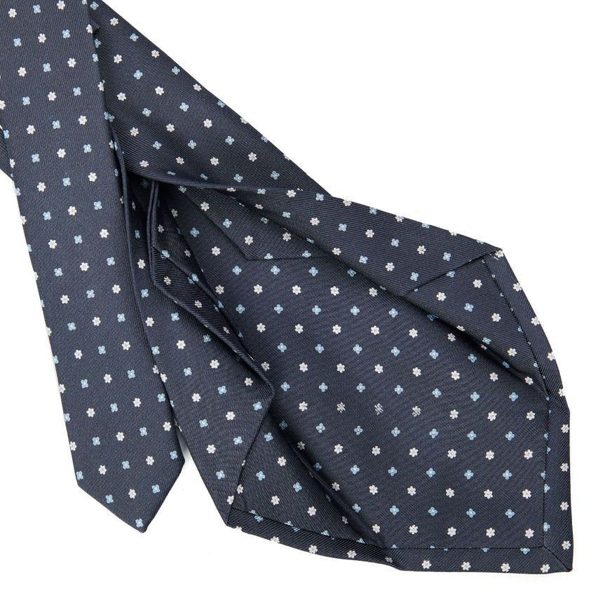 DARK GREY 5 FOLD SARTORIAL SILK TIE