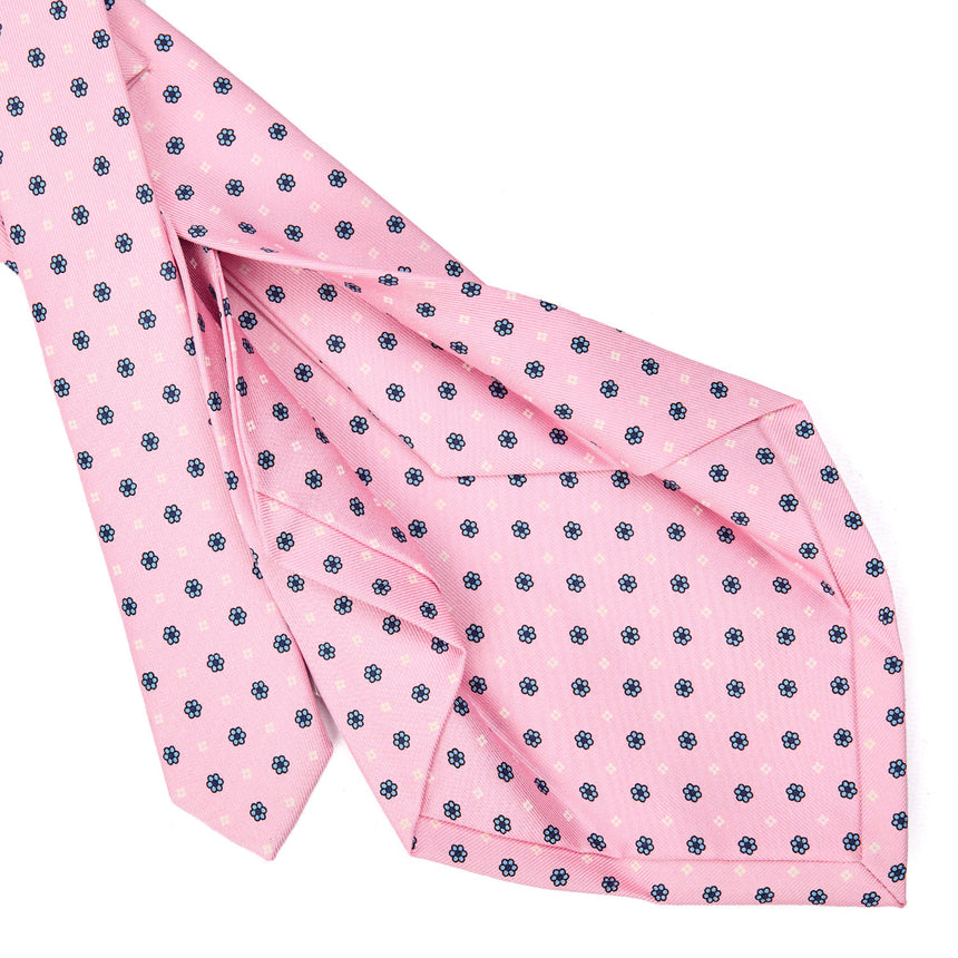 PINK 5 FOLD SARTORIAL SILK TIE