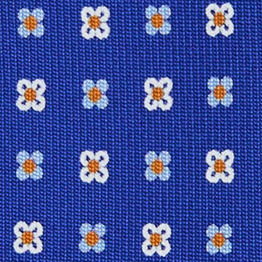 CRAVATTA SARTORIALE 5 PIEGHE IN SETA BLUETTE