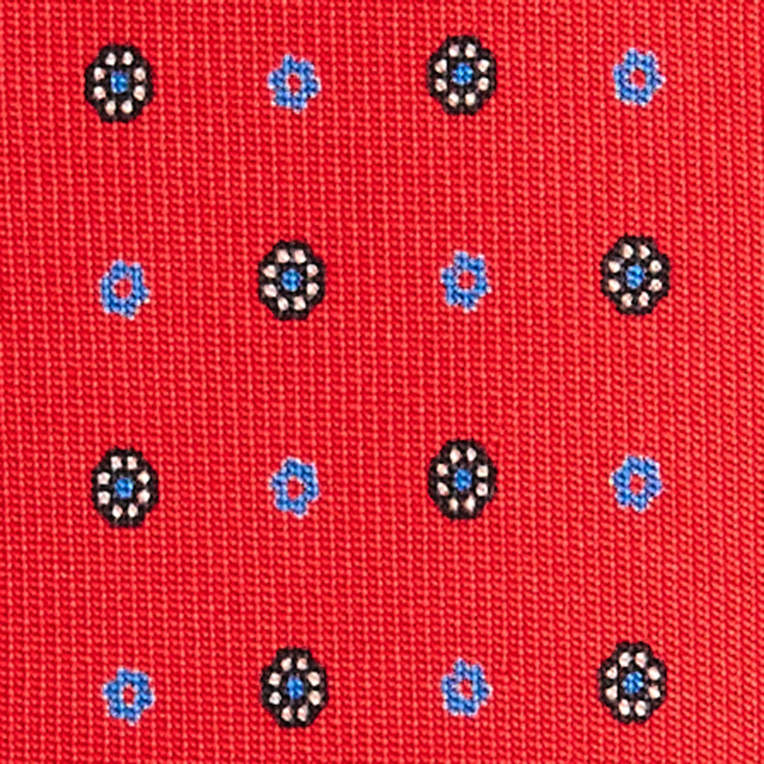 RED 5 FOLD SARTORIAL SILK TIE