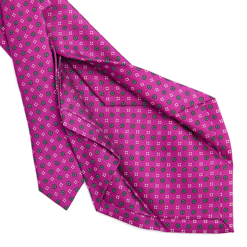 FUCHSIA 5 FOLD SARTORIAL SILK TIE