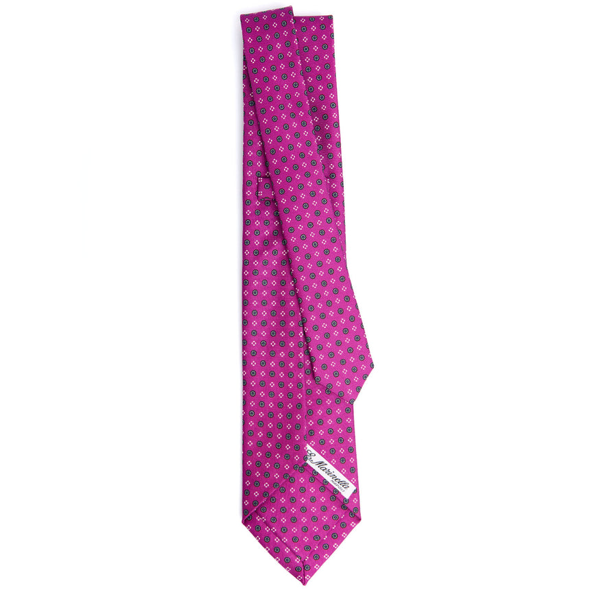 FUCHSIA 5 FOLD SARTORIAL SILK TIE