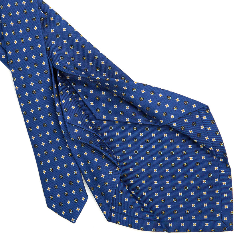 BLUE 5 FOLD SARTORIAL SILK TIE