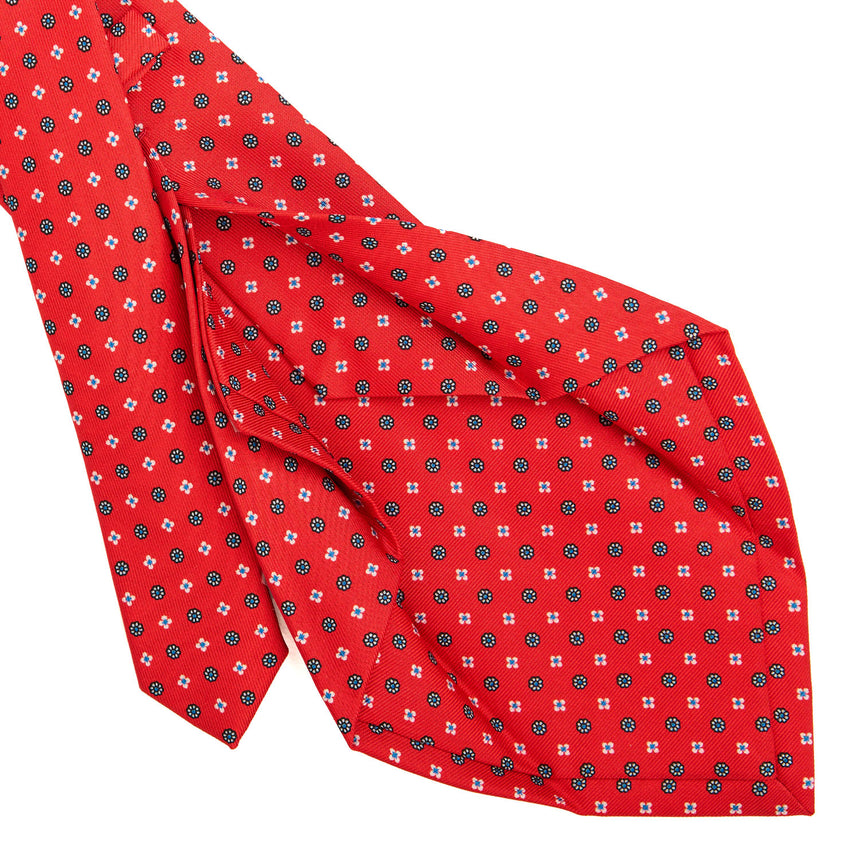 RED 5 FOLD SARTORIAL SILK TIE