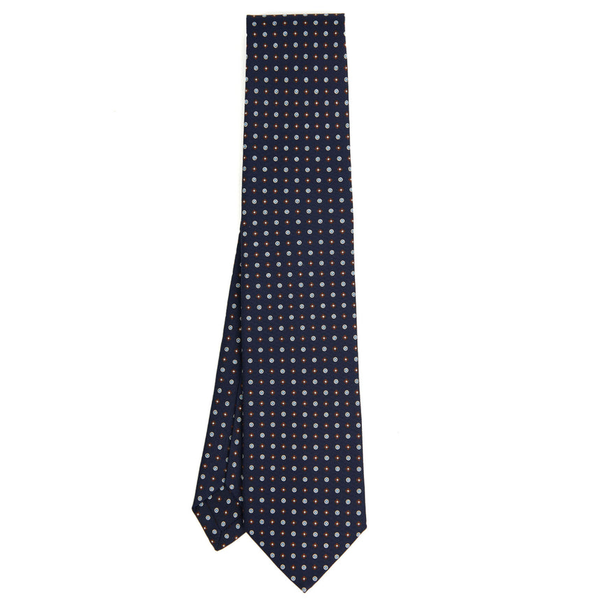 DARK BLUE 5 FOLD SARTORIAL SILK TIE