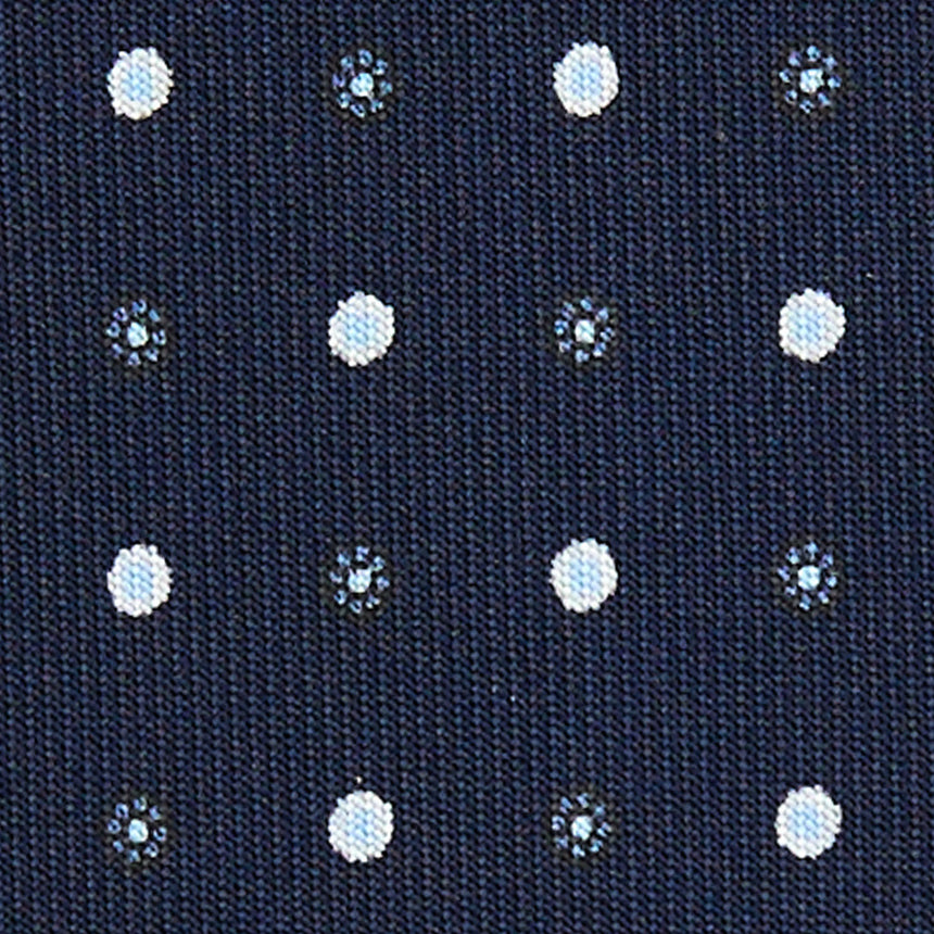 DARK BLUE 5 FOLD SARTORIAL SILK TIE