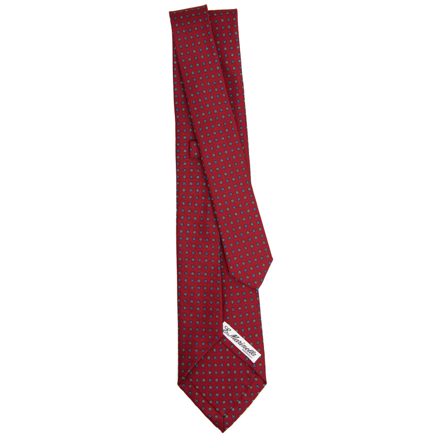 BURGUNDY 5 FOLD SARTORIAL SILK TIE