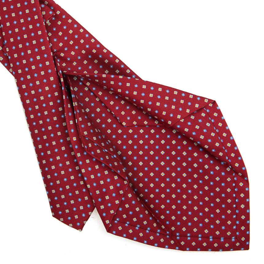 BURGUNDY 5 FOLD SARTORIAL SILK TIE