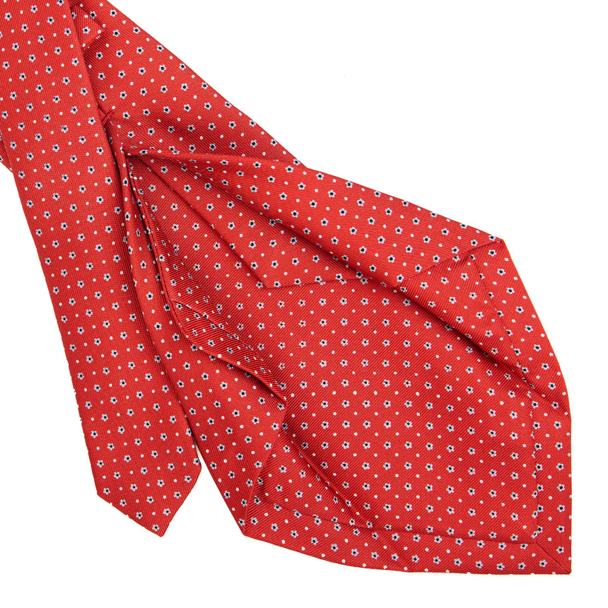 RED 5 FOLD SARTORIAL SILK TIE