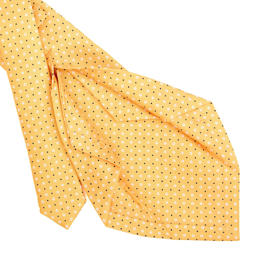 YELLOW 5 FOLD SARTORIAL SILK TIE