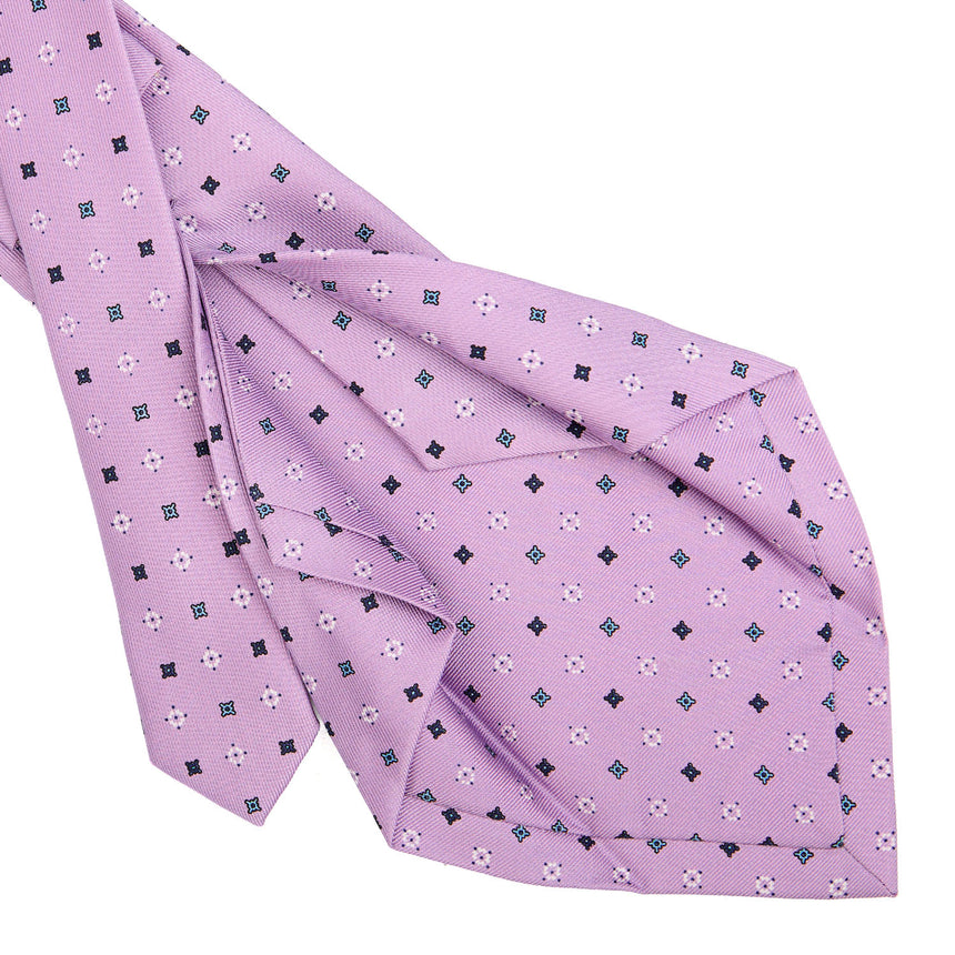 LILAC 5 FOLD SARTORIAL SILK TIE