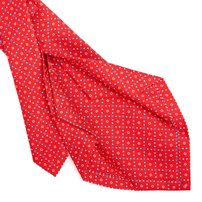 RED 5 FOLD SARTORIAL SILK TIE