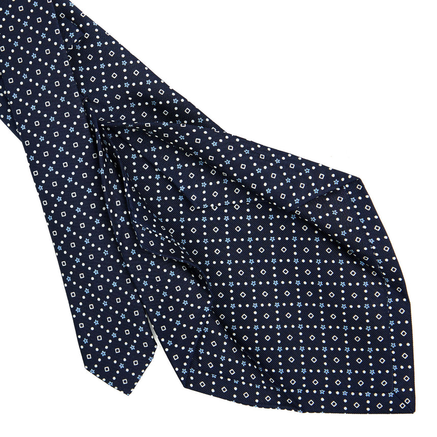 DARK BLUE 5 FOLD SARTORIAL SILK TIE