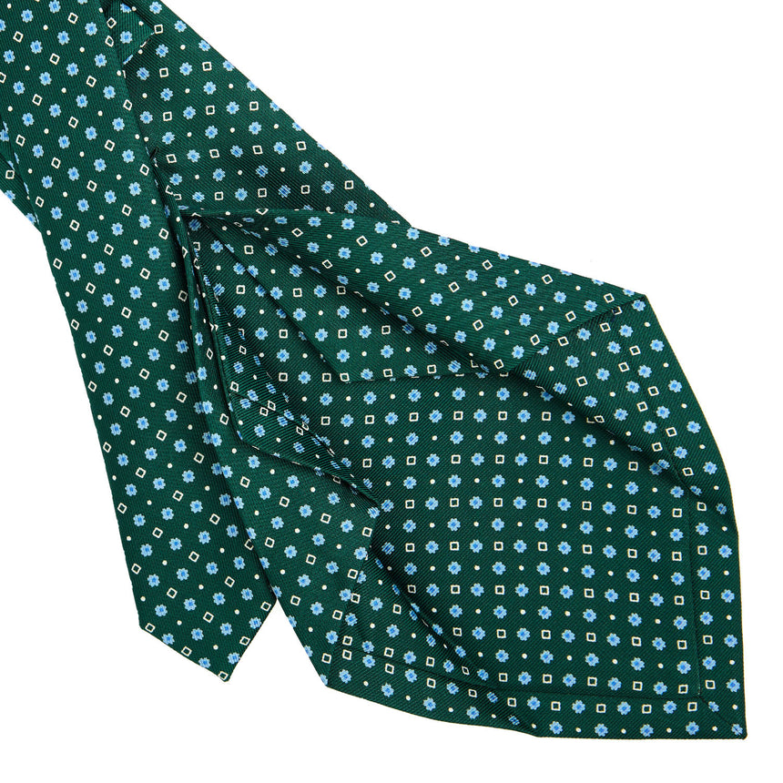 DARK GREEN 5 FOLD SARTORIAL SILK TIE
