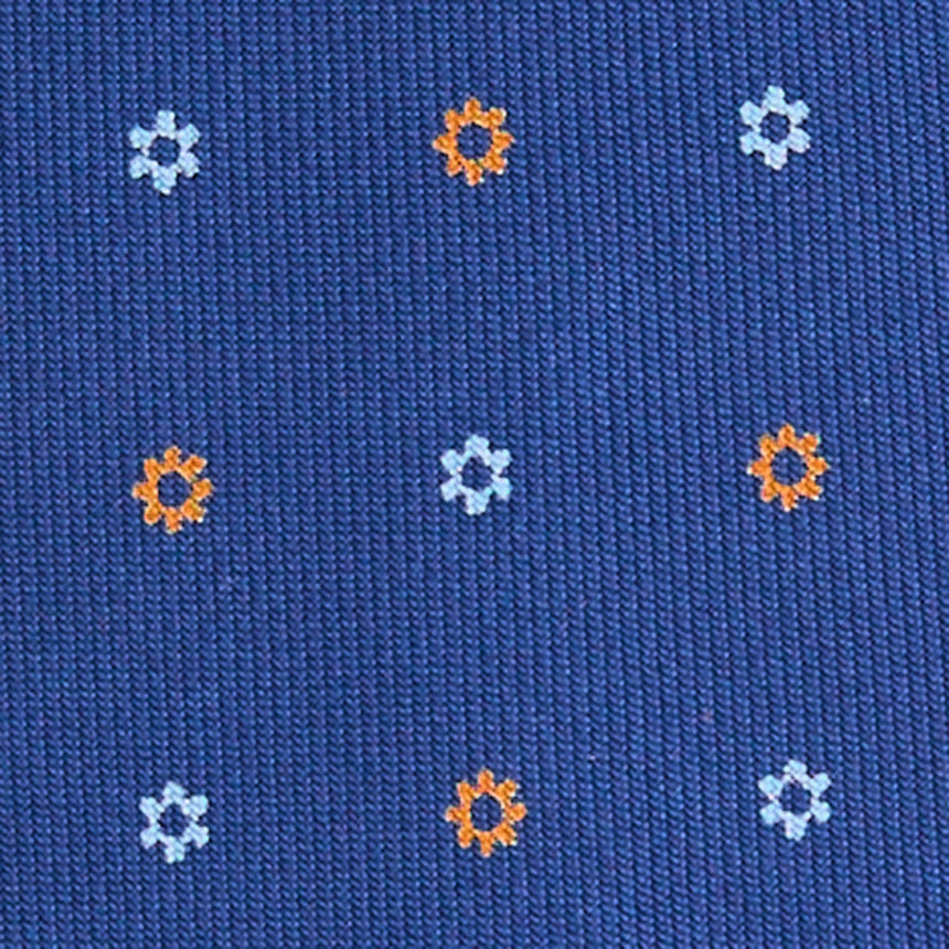BLUE 5 FOLD SARTORIAL SILK TIE