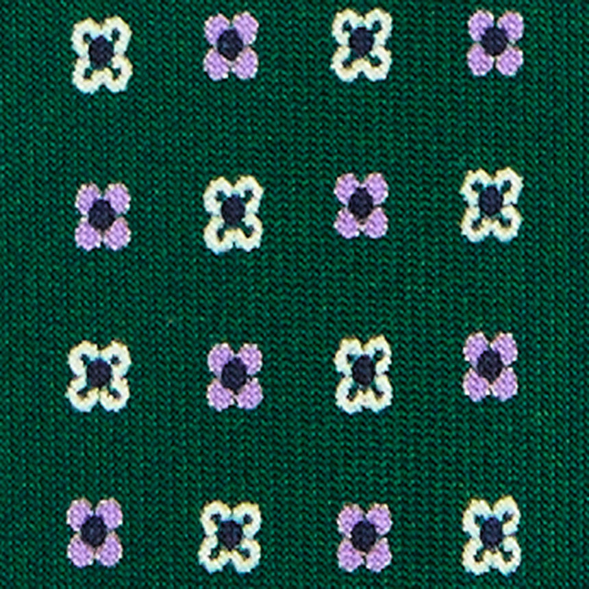 DARK GREEN 5 FOLD SARTORIAL SILK TIE