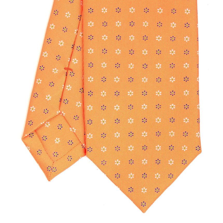 ORANGE SARTORIAL 7 CM SILK TIE