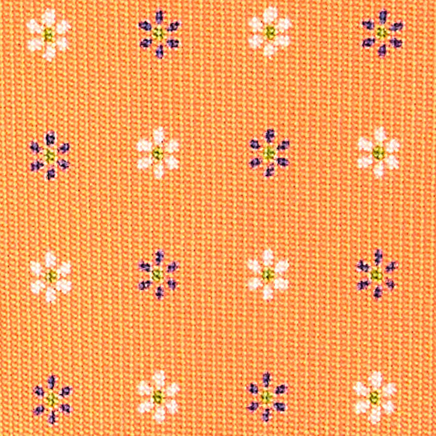 ORANGE SARTORIAL 7 CM SILK TIE