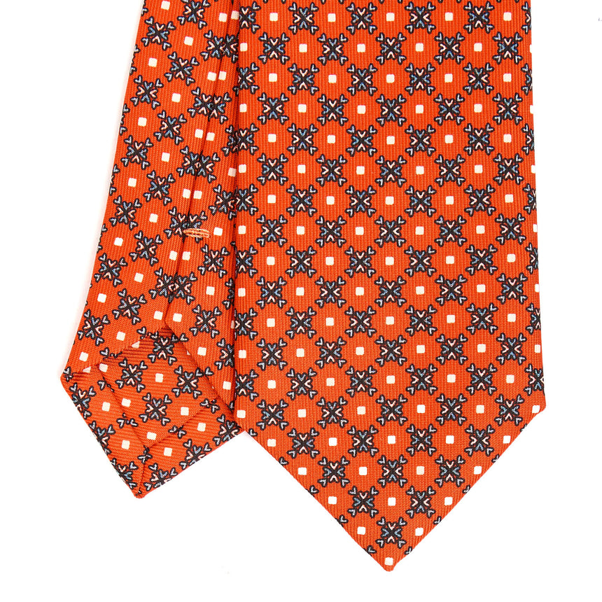 ORANGE SARTORIAL 7 CM SILK TIE