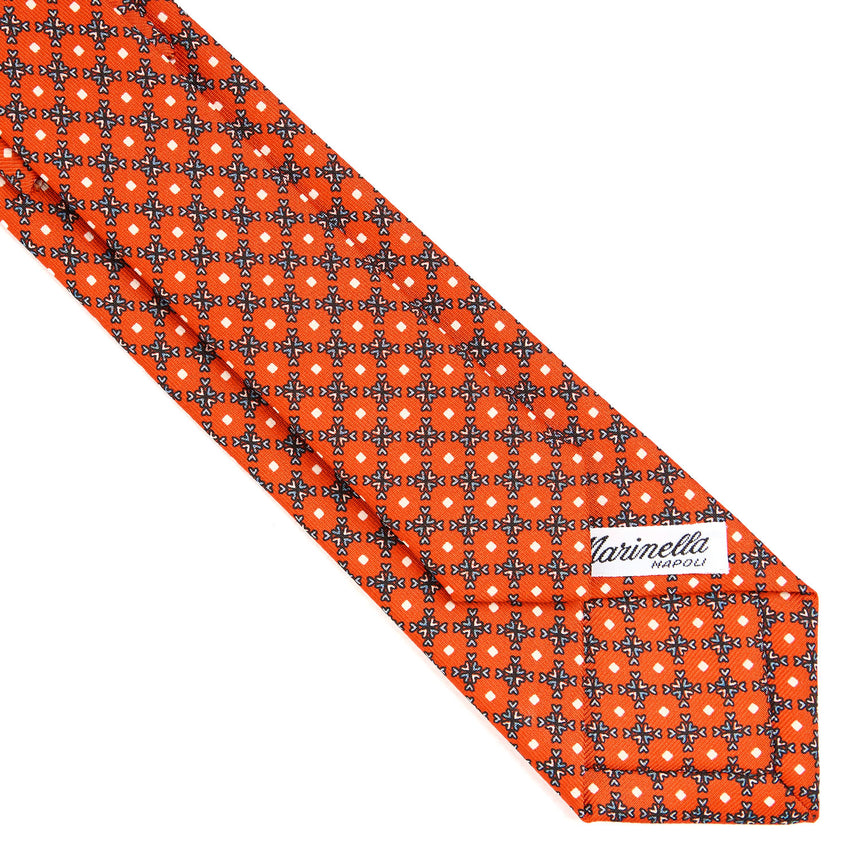 ORANGE SARTORIAL 7 CM SILK TIE