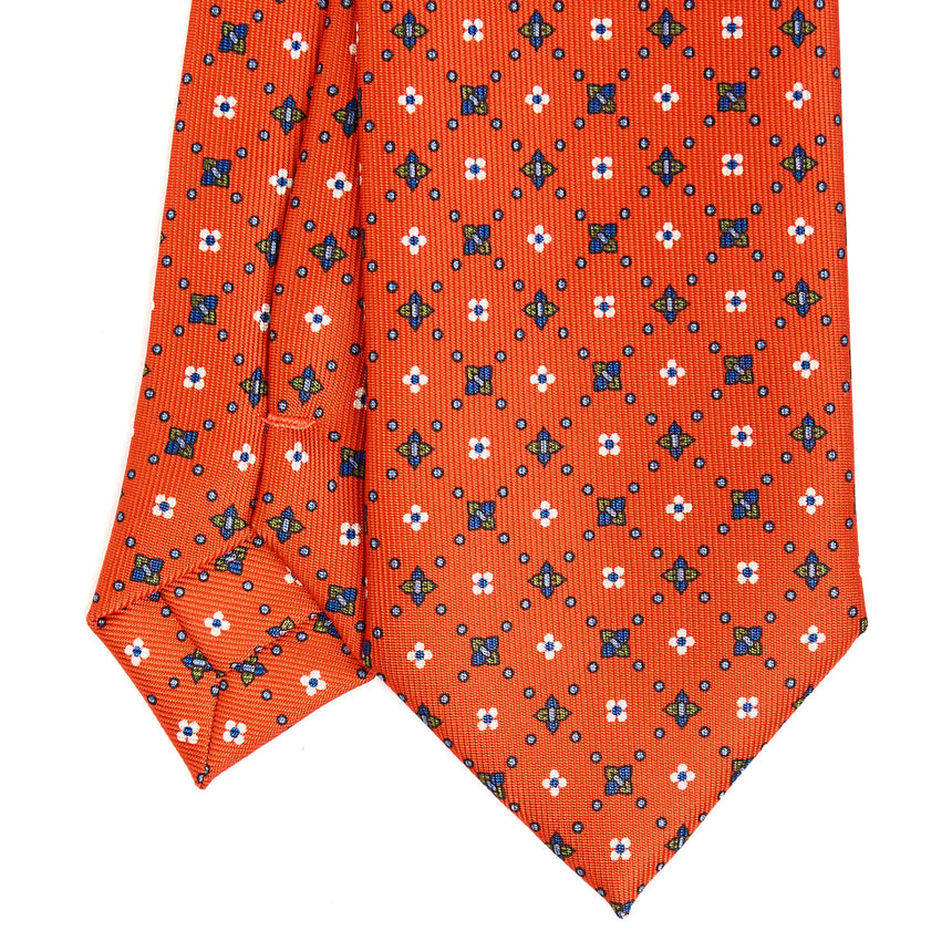 ORANGE SARTORIAL 7 CM SILK TIE