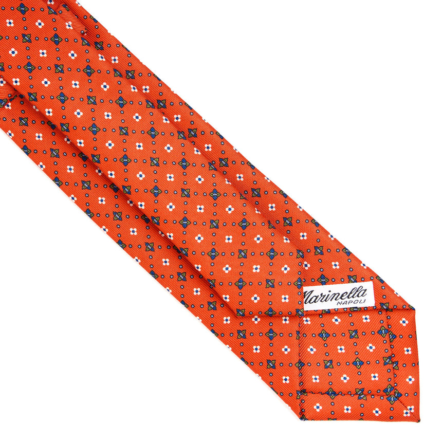 ORANGE SARTORIAL 7 CM SILK TIE