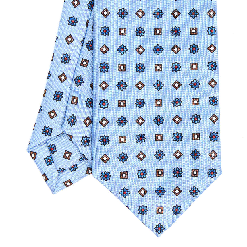 LIGHT BLUE SARTORIAL 7 CM SILK TIE