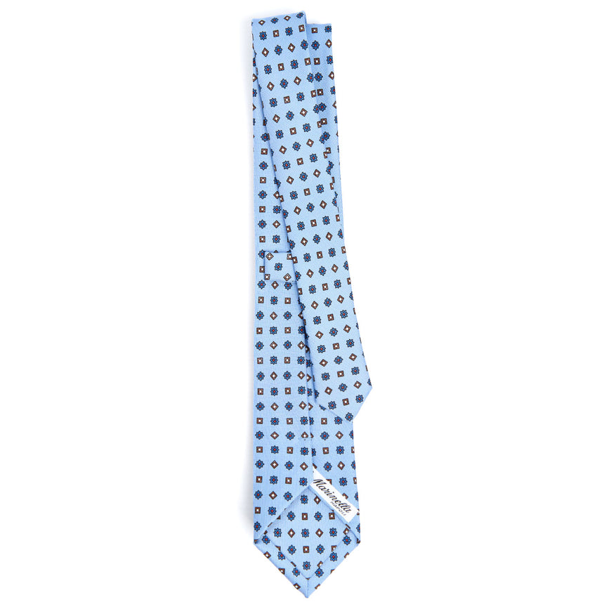 LIGHT BLUE SARTORIAL 7 CM SILK TIE