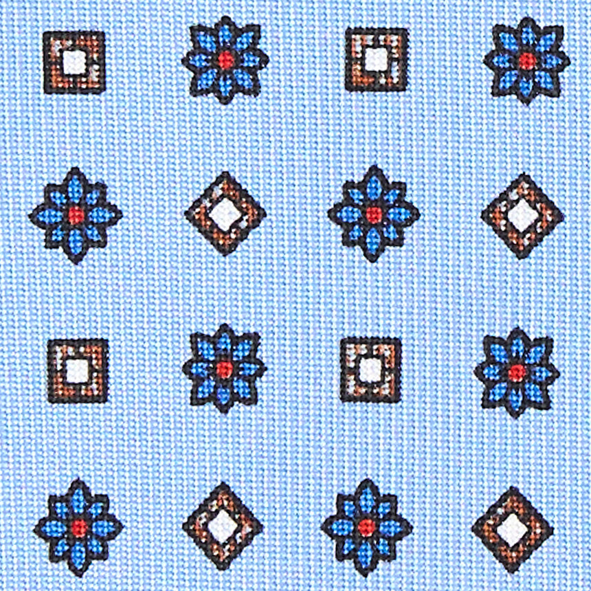 LIGHT BLUE SARTORIAL 7 CM SILK TIE