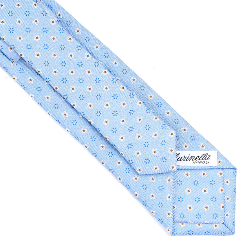 LIGHT BLUE SARTORIAL 7 CM SILK TIE