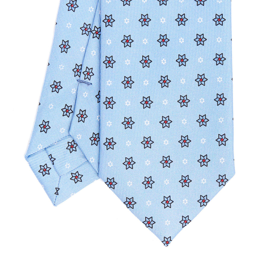 LIGHT BLUE SARTORIAL 7 CM SILK TIE