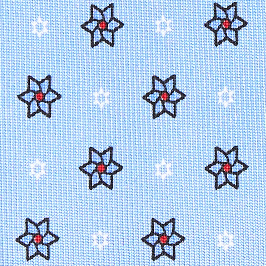 LIGHT BLUE SARTORIAL 7 CM SILK TIE