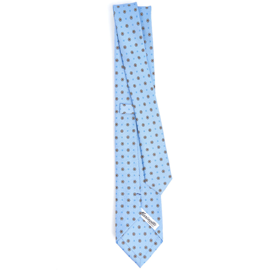 LIGHT BLUE SARTORIAL 7 CM SILK TIE